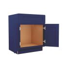 Navy Blue Shaker Sink Base Cabinet 27"W Largo - Buy Cabinets Today