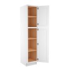 Craftsman White Shaker Utility Cabinet 18"W x 90"H Largo - Buy Cabinets Today