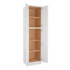 Craftsman White Shaker Utility Cabinet 24"W x 90"H Largo - Buy Cabinets Today