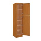 Charleston Toffee Utility Cabinet 18"W x 84"H Largo - Buy Cabinets Today