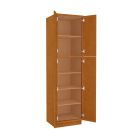 Charleston Toffee Utility Cabinet 24"W x 90"H Largo - Buy Cabinets Today