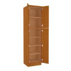 Charleston Toffee Utility Cabinet 24"W x 96"H Largo - Buy Cabinets Today