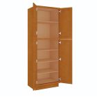 Charleston Toffee Utility Cabinet 30"W x 96"H Largo - Buy Cabinets Today