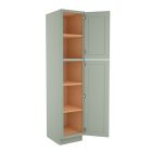 Craftsman Lily Green Shaker Utility Cabinet 18"W x 90"H Largo - Buy Cabinets Today