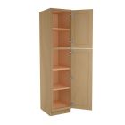 Craftsman Natural Shaker Utility Cabinet 18"W x 84"H Largo - Buy Cabinets Today
