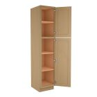 Craftsman Natural Shaker Utility Cabinet 18"W x 90"H Largo - Buy Cabinets Today