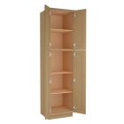 Craftsman Natural Shaker Utility Cabinet 24"W x 84"H Largo - Buy Cabinets Today