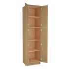 Craftsman Natural Shaker Utility Cabinet 24"W x 90"H Largo - Buy Cabinets Today