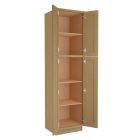 Craftsman Natural Shaker Utility Cabinet 24"W x 96"H Largo - Buy Cabinets Today