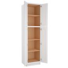 Craftsman White Shaker Utility Cabinet 24"W x 84"H Largo - Buy Cabinets Today