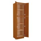 Cinnamon Shaker Utility Cabinet 24"W x 96"H Largo - Buy Cabinets Today