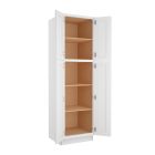 Shaker White Elite Utility Cabinet 24"W x 84"H Largo - Buy Cabinets Today