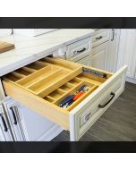 18" Two Tier Wood Cutlery Drawer Largo - Buy Cabinets Today