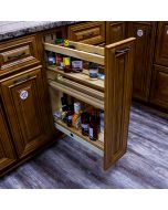 Base Cabinet Pull-out Organizer with Wood Adjustable Shelves - Fits Best in B9FHD Largo - Buy Cabinets Today