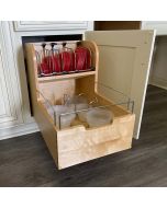 Food Storage Container Organizer w/ Soft-Close - Fits Best in B18 Largo - Buy Cabinets Today