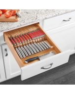 Wood Double Knife Block Insert - Fits Best in B18, DB18-3, B21, or DB21-3 Largo - Buy Cabinets Today