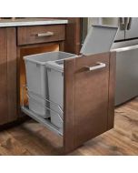Undermount Waste Container Double 35qt - Fits Best in B18 Largo - Buy Cabinets Today