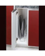 U-Shaped Tray Divider in Chrome-Fits Best in B9FHD, B12, W361824, W362424, W331824, or W332424 Largo - Buy Cabinets Today