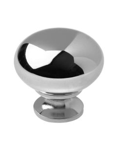 Chrome Contemporary Metal Knob 1-1/4 in Largo - Buy Cabinets Today