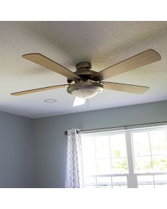 826BN Brushed Nickel Five Bladed 52" Ceiling Fan Largo - Buy Cabinets Today