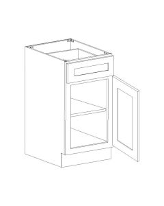 York Driftwood Grey Base Cabinet 18" Largo - Buy Cabinets Today