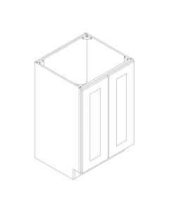 Key Largo White Base Full Height Door Cabinet 24" Largo - Buy Cabinets Today