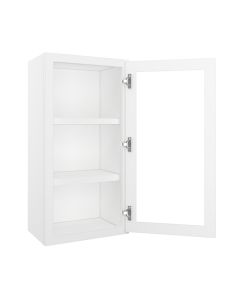 Bristol Linen Wall Open Frame Glass Door Cabinet 18"W x 36"H Largo - Buy Cabinets Today