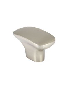 Brushed Nickel Contemporary Metal Knob 1-11/16 in Largo - Buy Cabinets Today