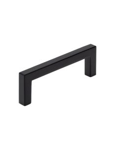 Matte Black Contemporary Metal Pull 4-3/16 in Largo - Buy Cabinets Today
