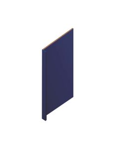 Navy Blue Shaker Dishwasher End Panel 3"W x 34-1/2"H Largo - Buy Cabinets Today