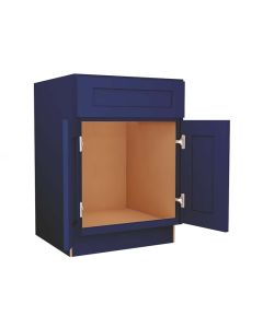 Navy Blue Shaker Sink Base Cabinet 24"W Largo - Buy Cabinets Today