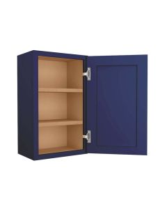 Navy Blue Shaker Wall Cabinet 18"W x 30"H Largo - Buy Cabinets Today