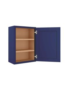 Navy Blue Shaker Wall Cabinet 21"H x 30"H Largo - Buy Cabinets Today