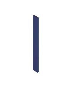 Navy Blue Shaker Wall Filler 3"W x 42"H Largo - Buy Cabinets Today