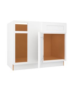 Summit Shaker White Blind Base Corner Cabinet 36~39"  Largo - Buy Cabinets Today