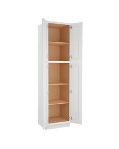 Summit Shaker White Utility Cabinet 24"W x 90"H Largo - Buy Cabinets Today