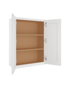 Summit Shaker White Wall Cabinet 27"W x 36"H Largo - Buy Cabinets Today