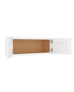 Summit Shaker White Wall Cabinet 30"W x 12"H Largo - Buy Cabinets Today