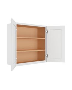 Summit Shaker White Wall Cabinet 30"W x 30"H Largo - Buy Cabinets Today