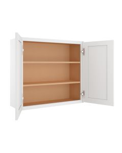 Summit Shaker White Wall Cabinet 33"W x 30"H Largo - Buy Cabinets Today