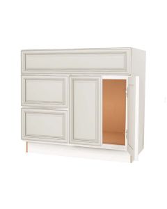 V3621D-L - Vanity Sink Base Drawer Left Cabinet 36" Largo - Buy Cabinets Today