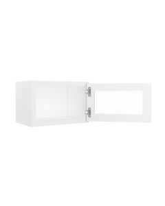 Wall Glass Door with Finished Interior 18" x 12" Largo - Buy Cabinets Today