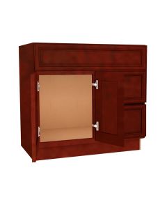 V3621D-R - Vanity Sink Base Drawer Right Cabinet 36" Largo - Buy Cabinets Today
