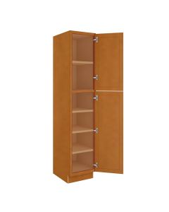 Charleston Toffee Utility Cabinet 18"W x 90"H Largo - Buy Cabinets Today