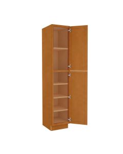 Charleston Toffee Utility Cabinet 18"W x 96"H Largo - Buy Cabinets Today