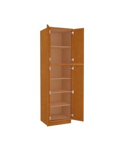 Charleston Toffee Utility Cabinet 24"W x 90"H Largo - Buy Cabinets Today