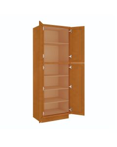 Charleston Toffee Utility Cabinet 30"W x 90"H Largo - Buy Cabinets Today