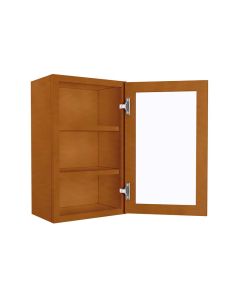 WM1830GDFI - Wall Glass Door Cabinet with Finished Interior 18" x 30" Largo - Buy Cabinets Today