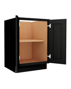 Craftsman Black Shaker Base Full Height Door Cabinet 24" Largo - Buy Cabinets Today