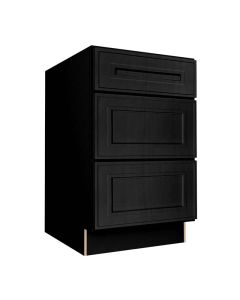Craftsman Black Shaker Drawer Base Cabinet 21" Largo - Buy Cabinets Today